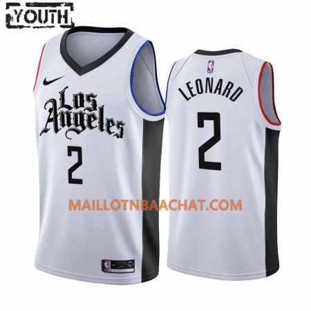 Maillot NBA Los Angeles Clippers Kawhi Leonard 2 Nike 2019-20 City Edition Swingman - Enfant Maillot NBA Los Angeles Clippers Kawhi Leonard 2 Nike 2019-20 City Edition Swingman - Enfant